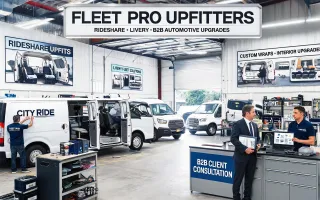 Rideshare and livery fleet upfitters