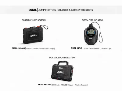 Jump Starters, Inflators & Battery
